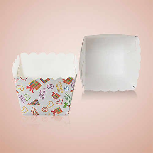 Square Baking Paper Cups Wholesale