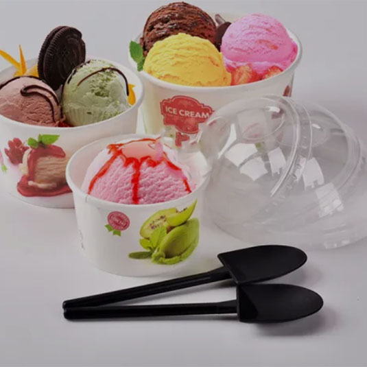 Custom Paper Ice Cream Cups