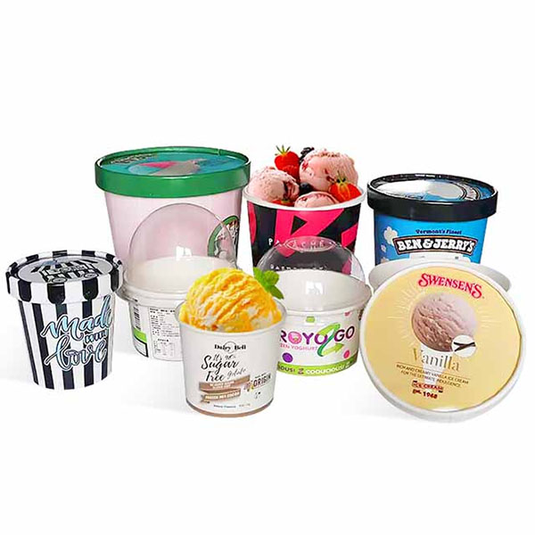 Wholesale Ice Cream Paper Cup With Lid